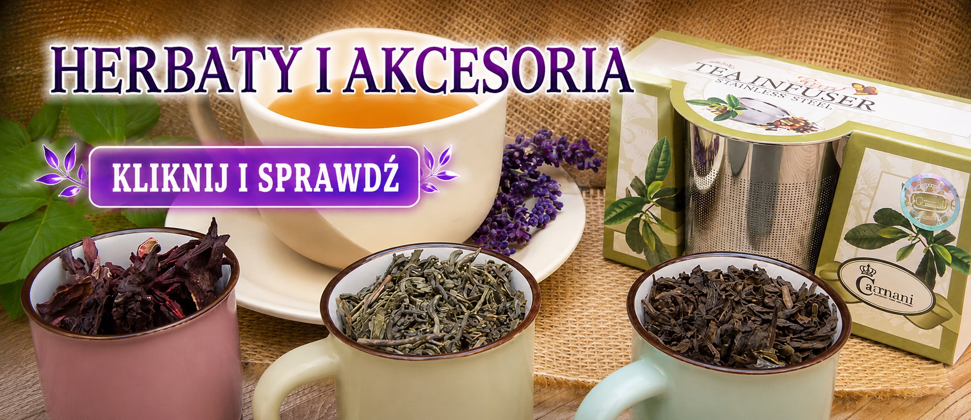 Herbaty i akcesoria